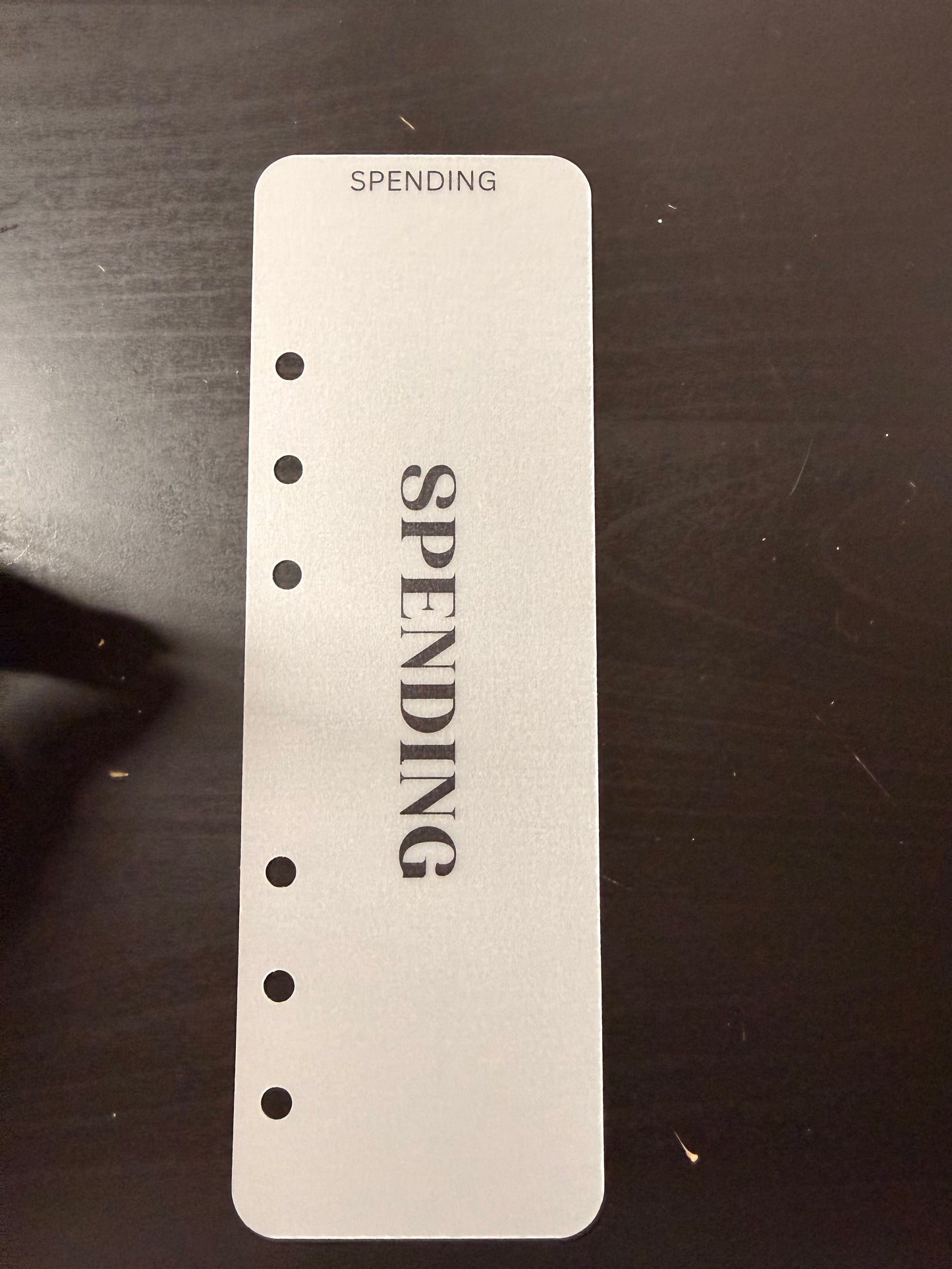 Minimalist Budget Bookmark | Multiple Options