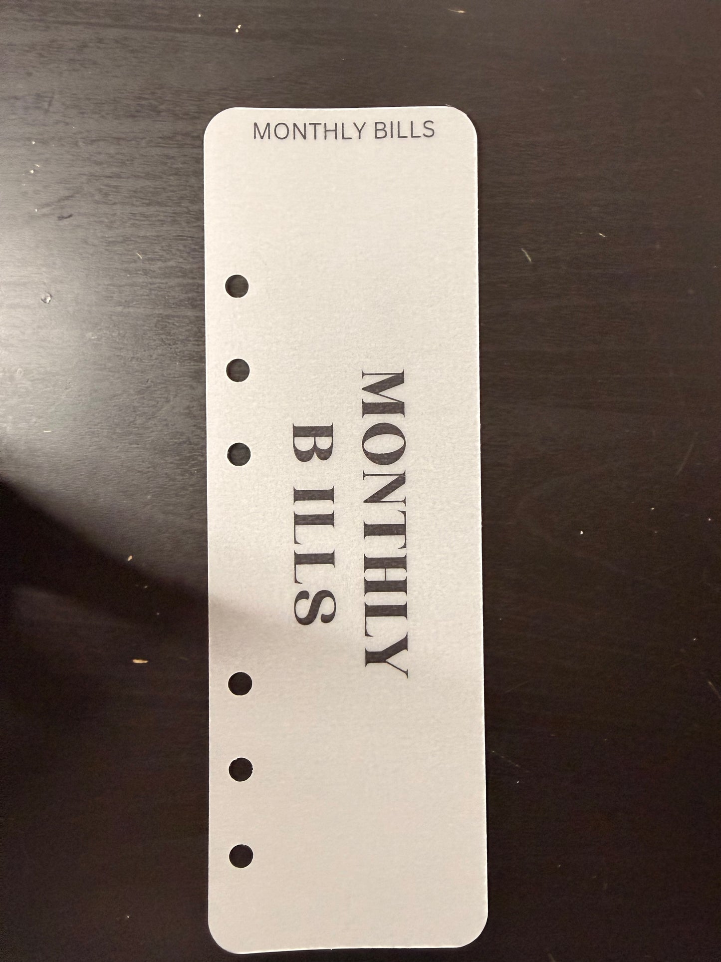 Minimalist Budget Bookmark | Multiple Options