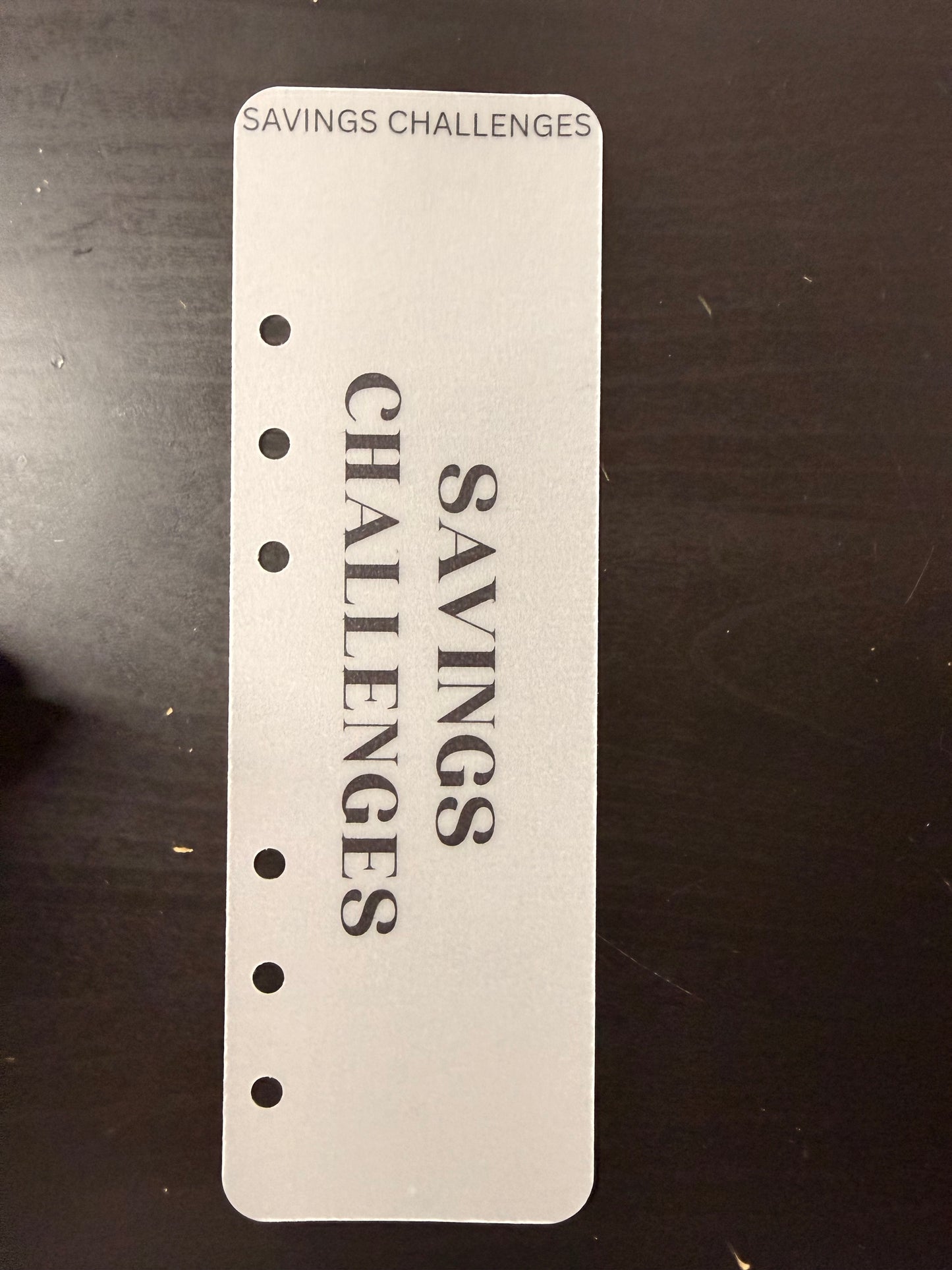 Minimalist Budget Bookmark | Multiple Options