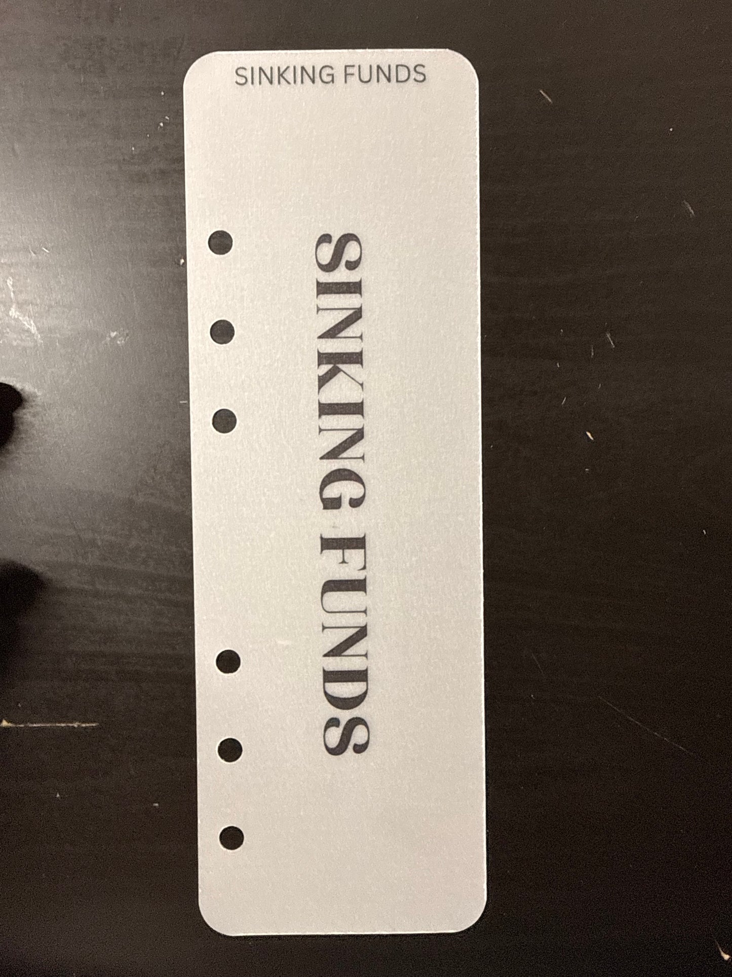 Minimalist Budget Bookmark | Multiple Options