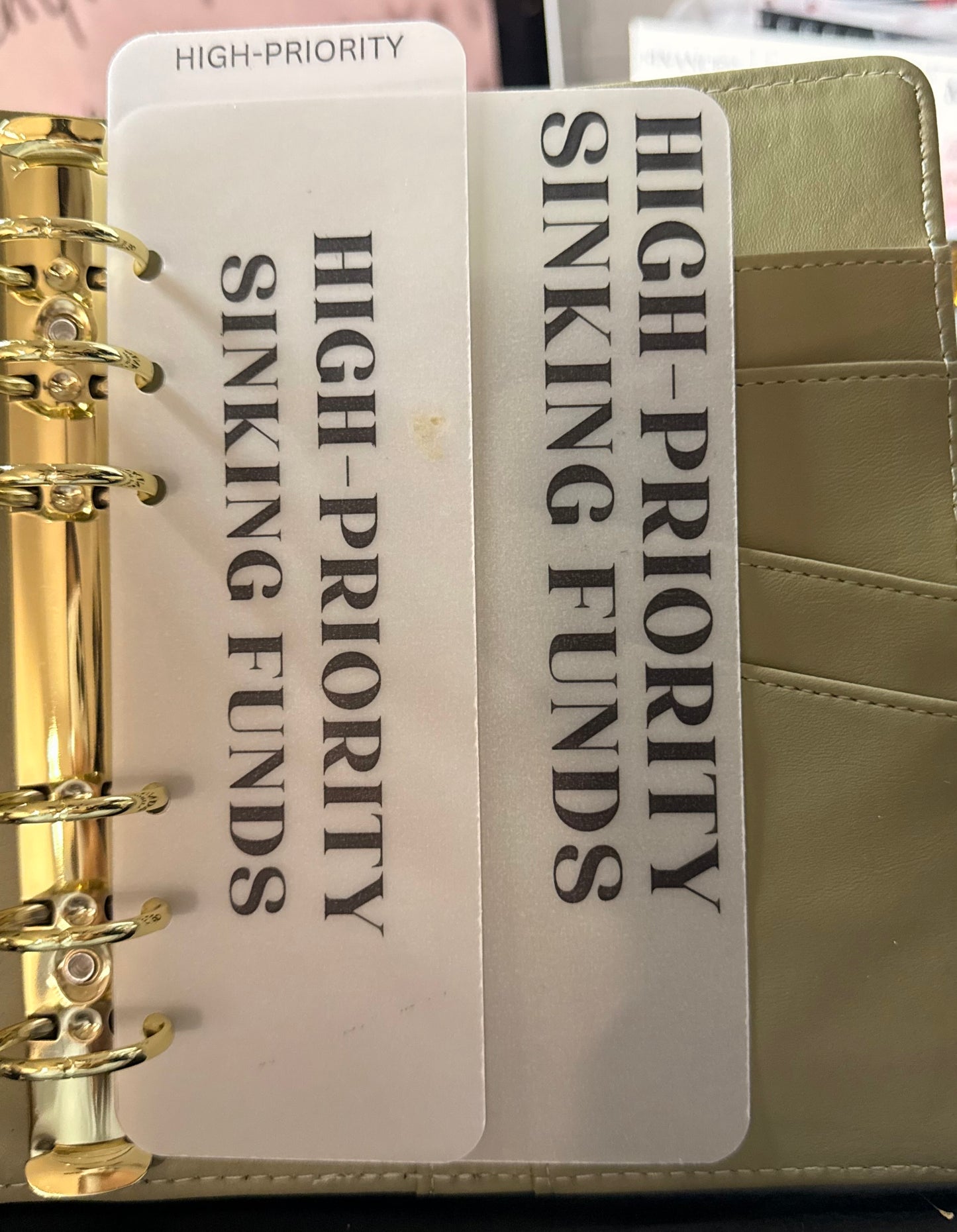 Minimalist Budget Bookmark | Multiple Options