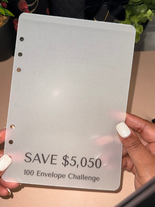 Roses 100-Step Savings Challenge (A5)-Save $5,050