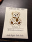 Teddy Magnetic Pin — Multiple Color Options
