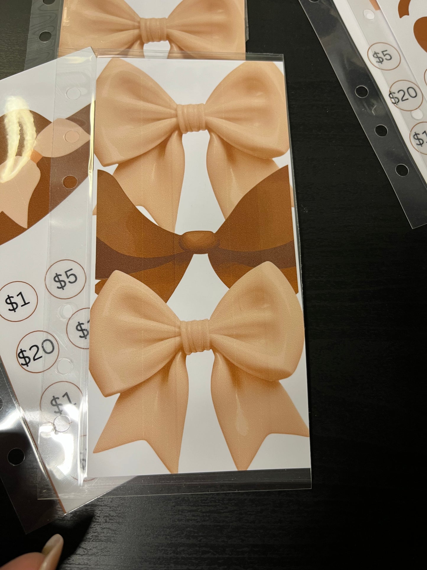 Bow Saving Tracker/ Envelope Duo-Brown