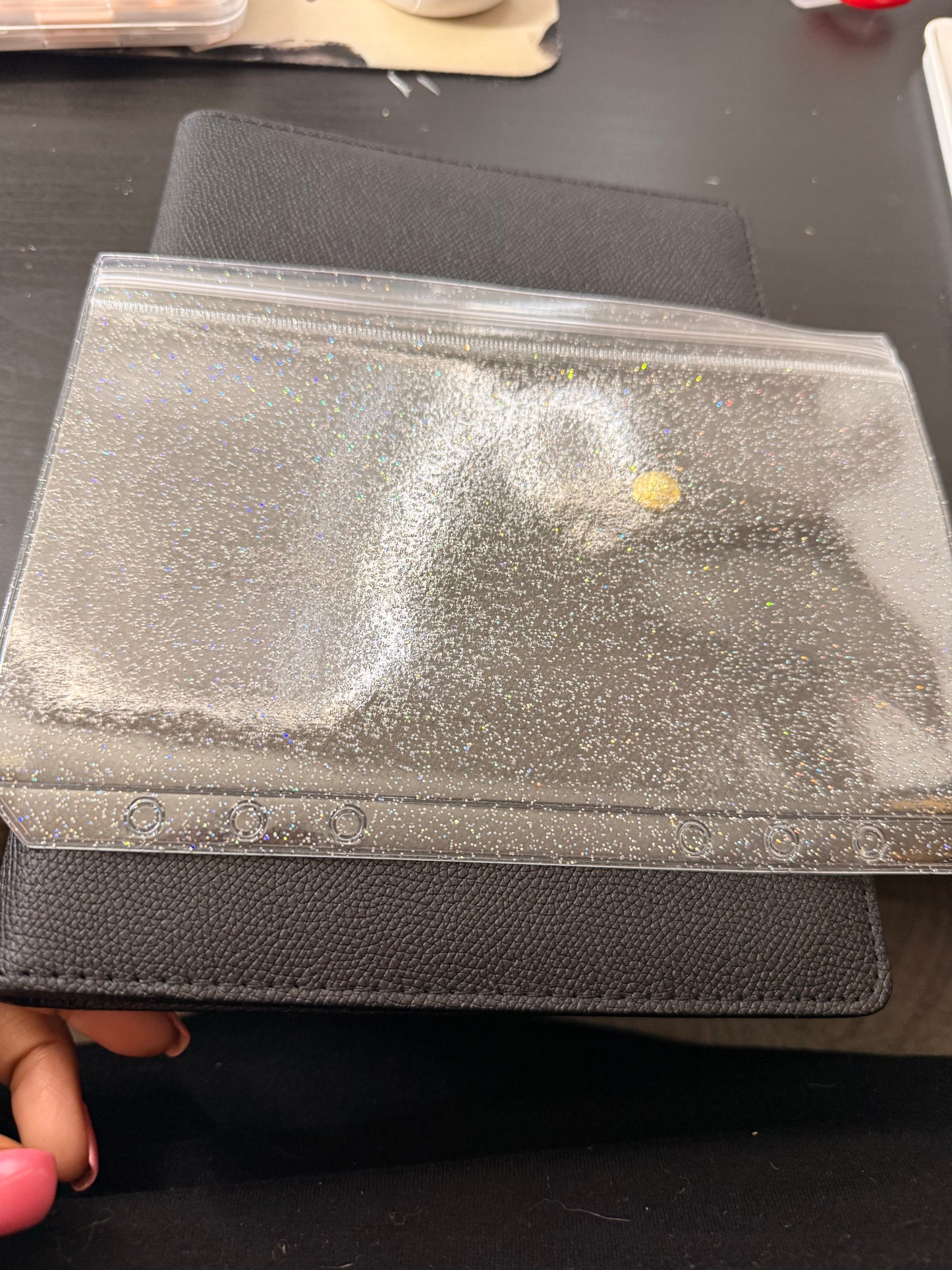 Glitter PVC Cash Envelopes