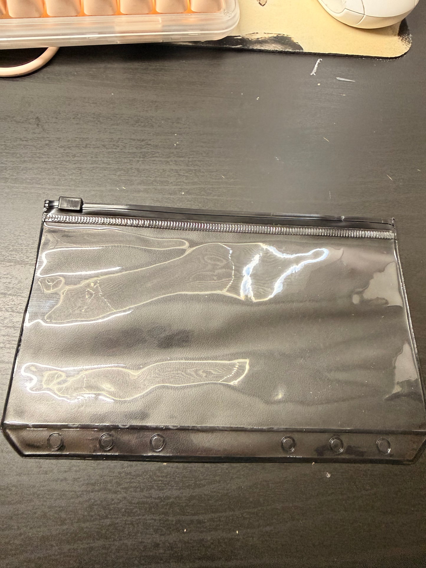 Black PVC Cash Envelopes A6