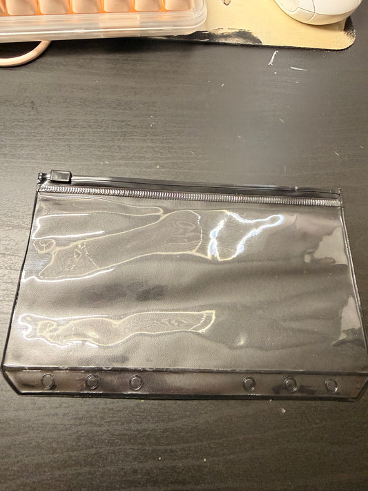 Black PVC Cash Envelopes A6