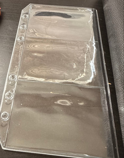 A6 3 Slot Card Holder PVC