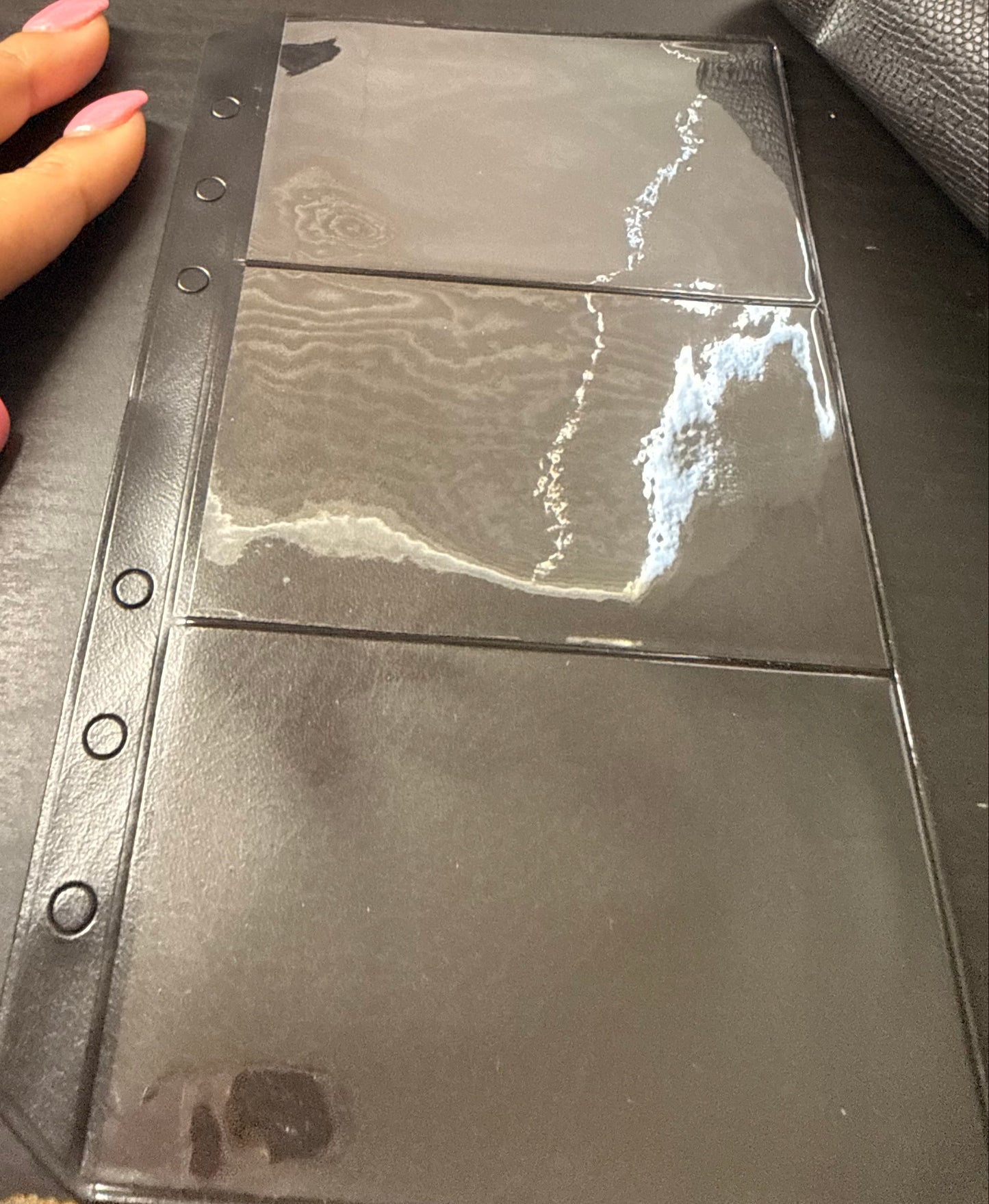 A6 3 Slot Card Holder PVC