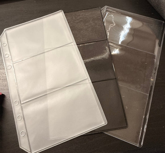 A6 3 Slot Card Holder PVC