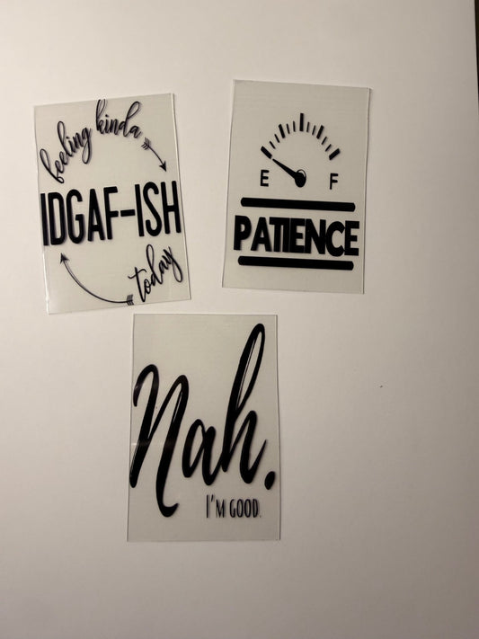 Quote Cards| Decor Card Set | Multiple Styles | (3 Pack) - ModestDollarCo