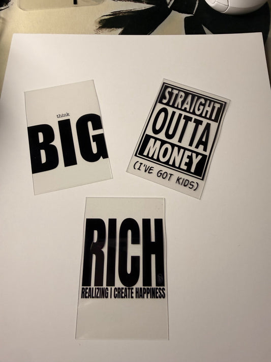 Quote Cards| Decor Card Set | Multiple Styles | (3 Pack) - ModestDollarCo