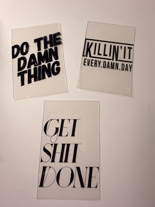 Quote Cards| Decor Card Set | Multiple Styles | (3 Pack) - ModestDollarCo