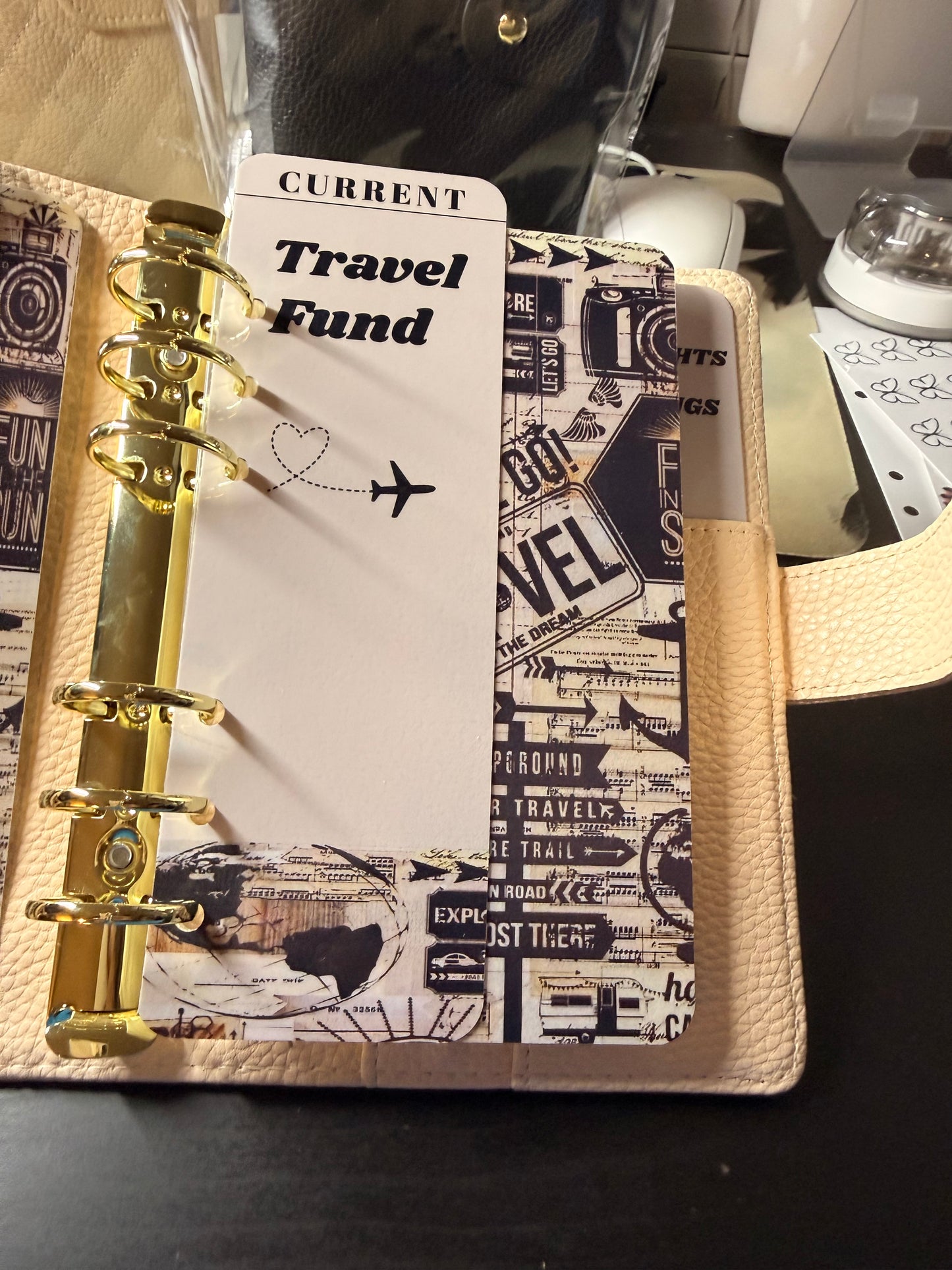 Travel Fund Savings Challenge | A6 Inserts or Complete Set