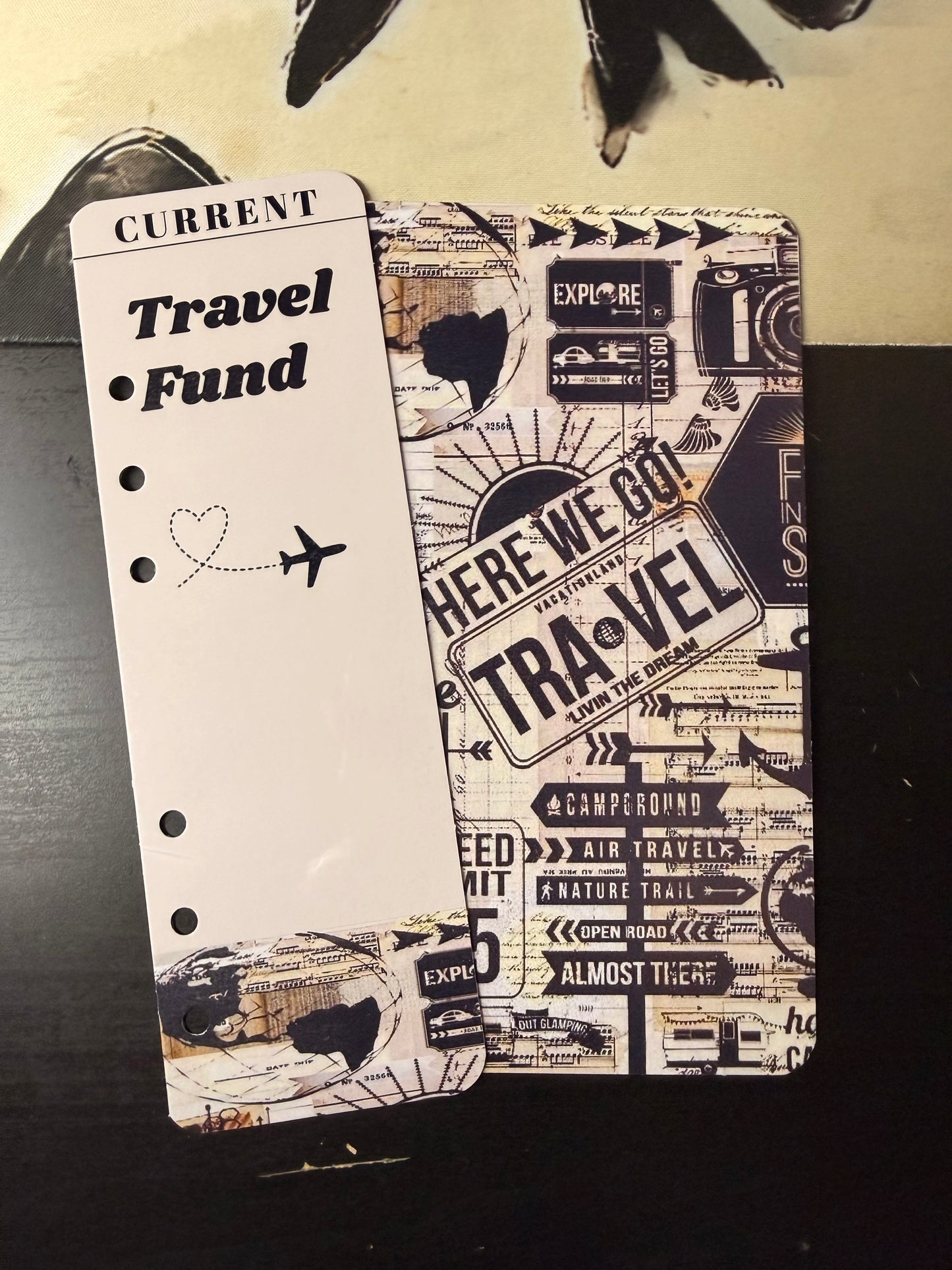 Travel Fund Savings Challenge | A6 Inserts or Complete Set