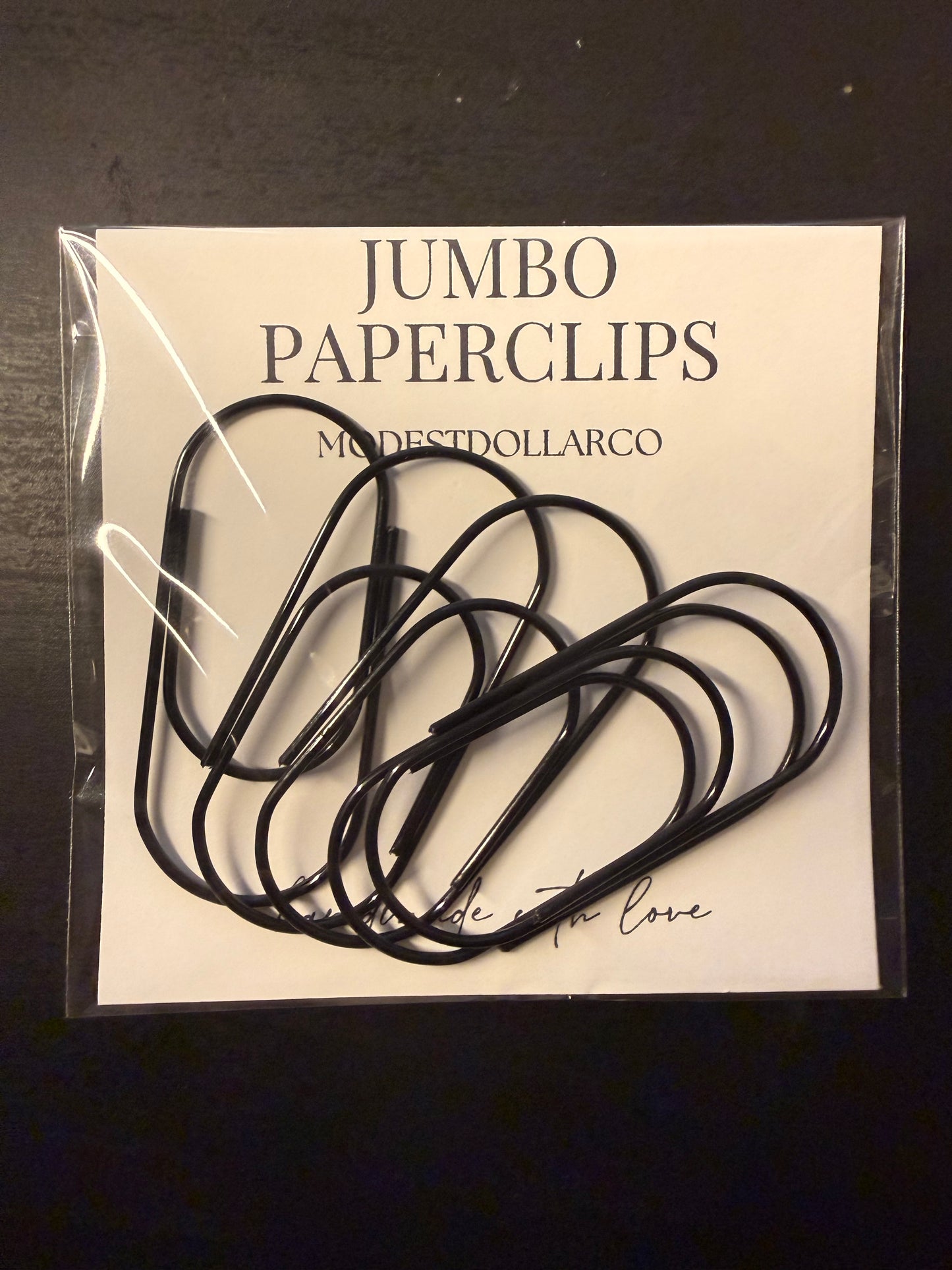 The Jumbo Paper Clip Set 5 Pack (Multiple Colors)