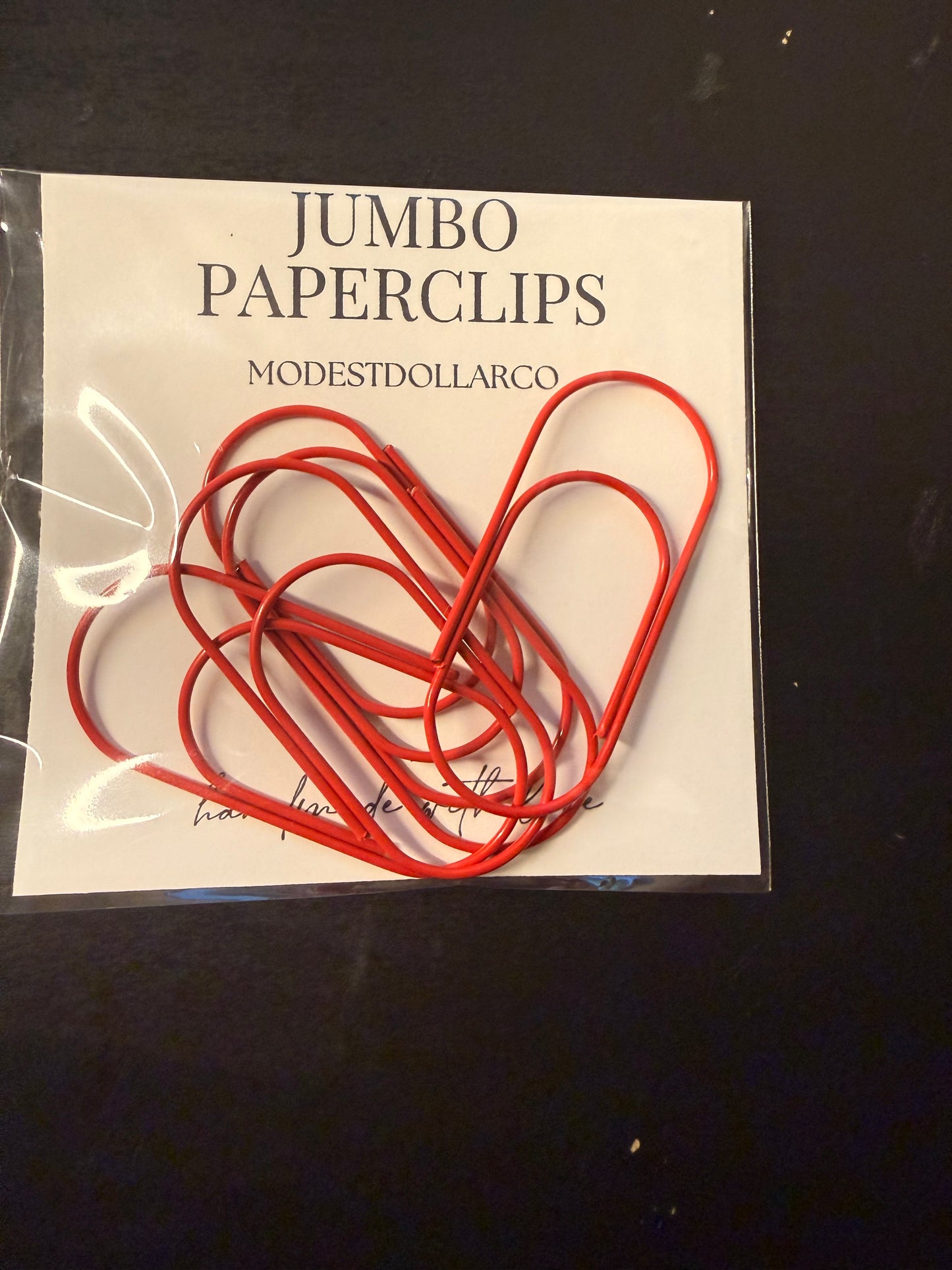 The Jumbo Paper Clip Set 5 Pack (Multiple Colors)