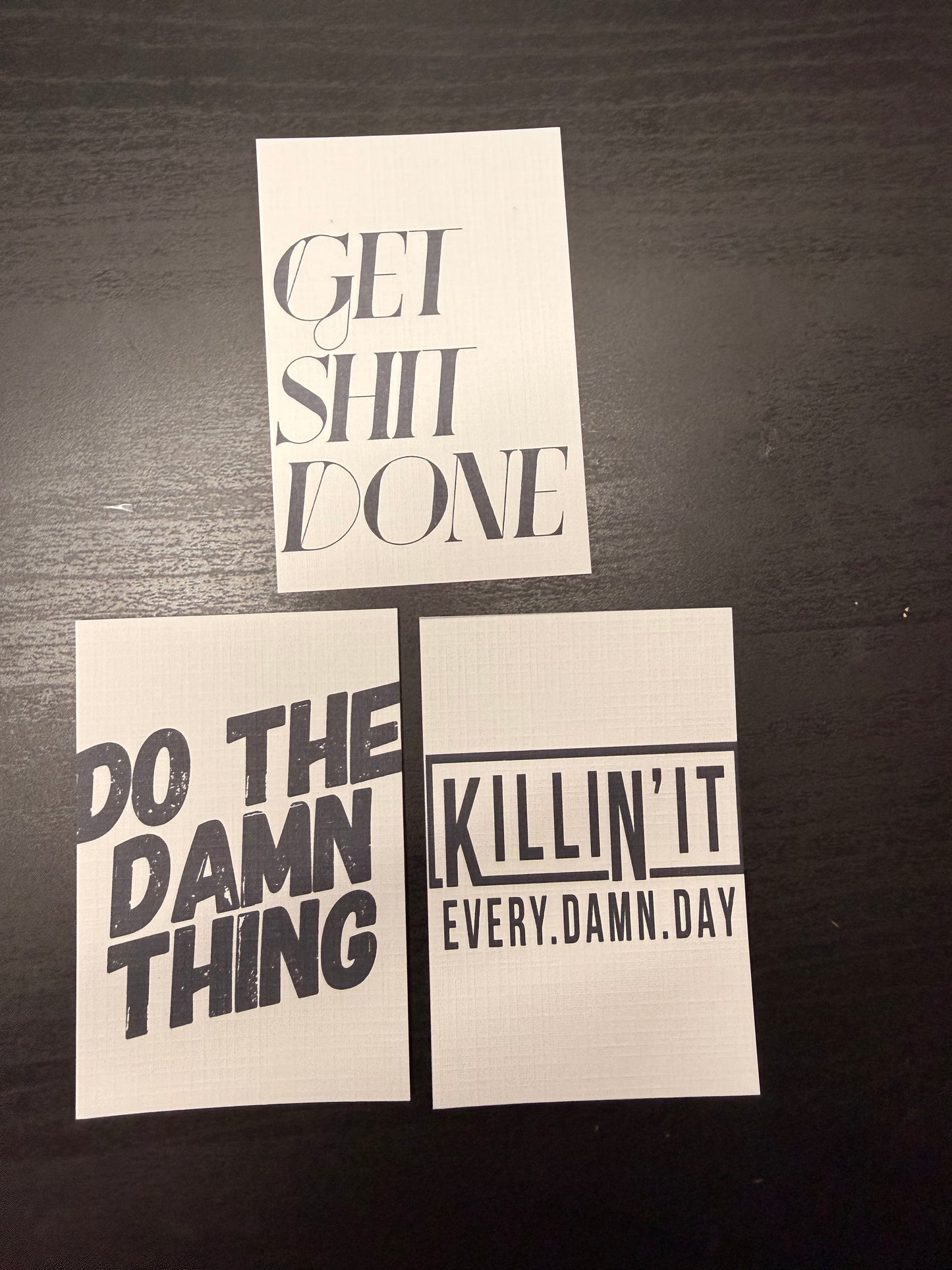 Quote Cards| Decor Card Set | Multiple Styles | (3 Pack)