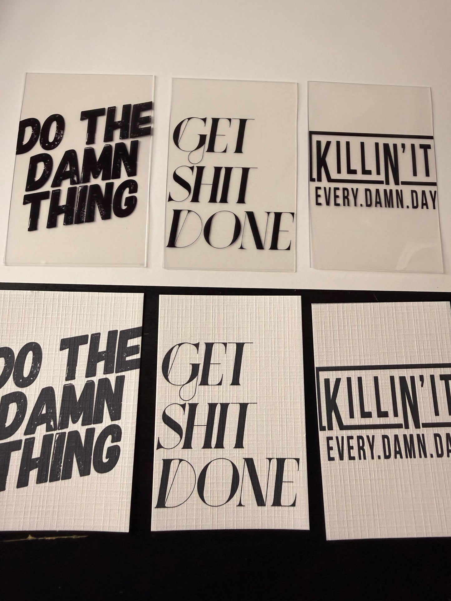 Quote Cards| Decor Card Set | Multiple Styles | (3 Pack)