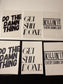 Quote Cards| Decor Card Set | Multiple Styles | (3 Pack)