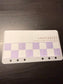 Checkered Cash Envelope | A6 Personal Size