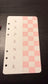 Checkered Budget Dashboard Insert | A6 Personal