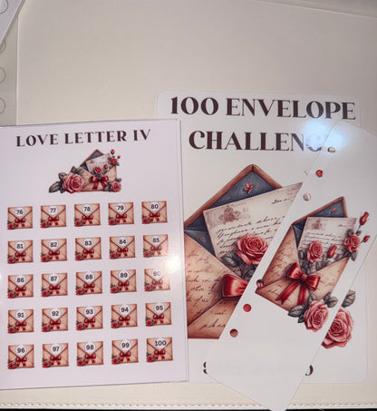 The Love Letter Challenge | 100 Envelope Savings Challenge – Save $5,050