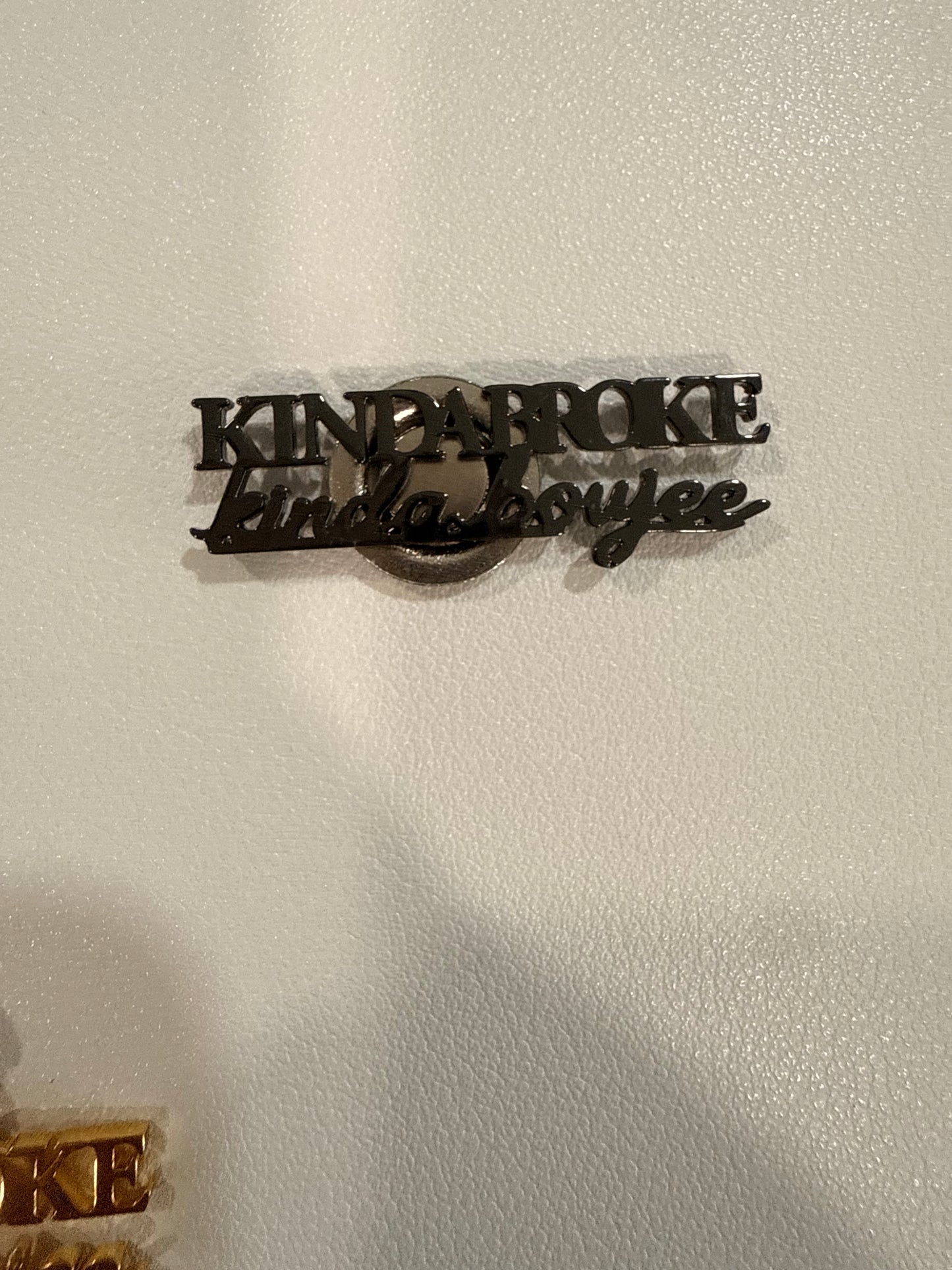 Kinda Broke Kinda Boujee Classic Magnetic Pin — Color Options