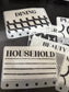 Abstract Matte Vellum Cash Envelopes -A7 Set of 8