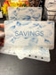 Bows Matte Vellum cash envelopes -A6 Personal size