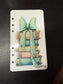 Bow Dashboard /Bookmark Duo- Green Books