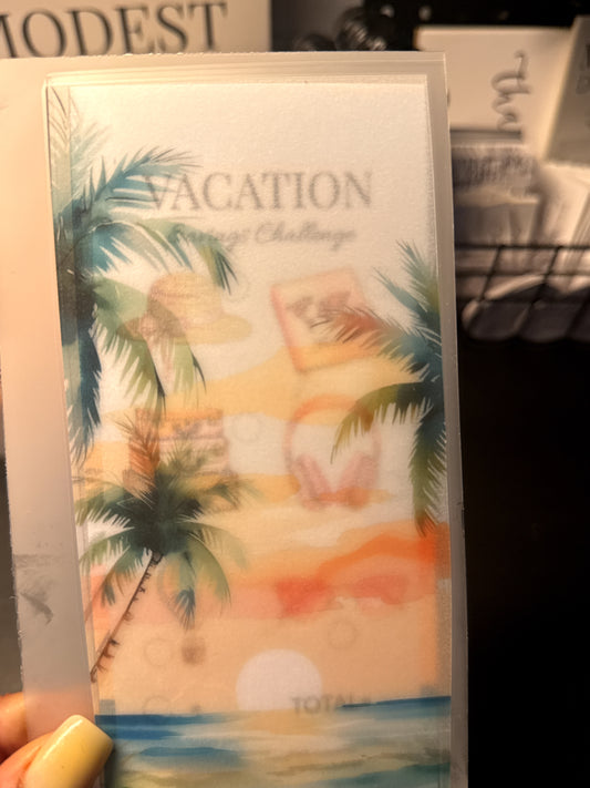 Vacation Savings Tracker - Pink