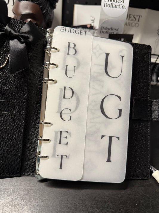 Budget- Dashboard/Bookmark Duo