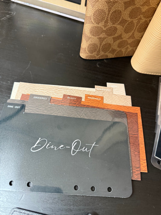 The Ombré A6 Personal Budget Bundle – Tabbed Dividers (Neutral)