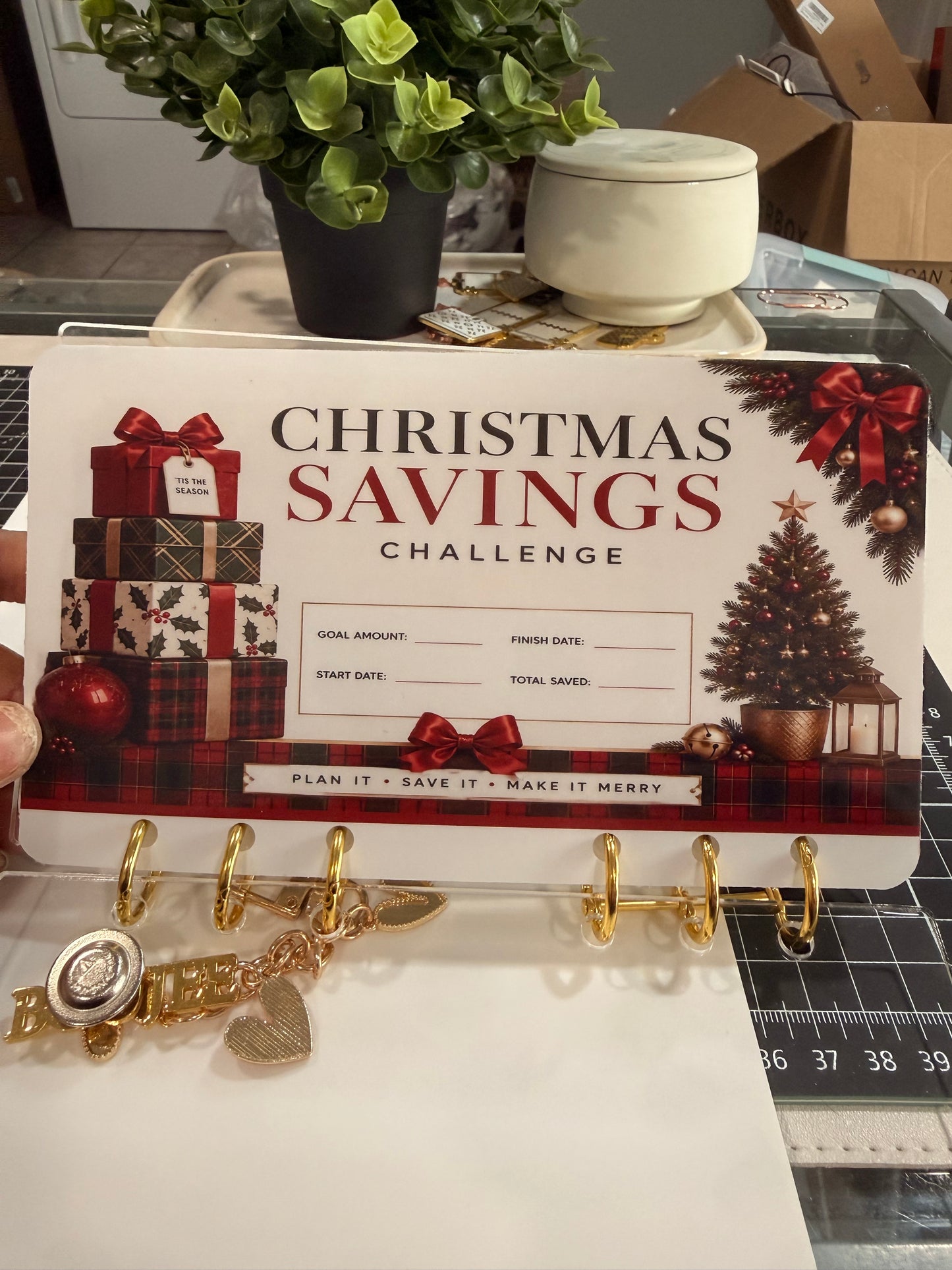 Christmas Savings Challenge Bundle | A6 Personal