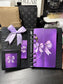 A6 Halo Noir Saffiano Binder – Black Ring Edition