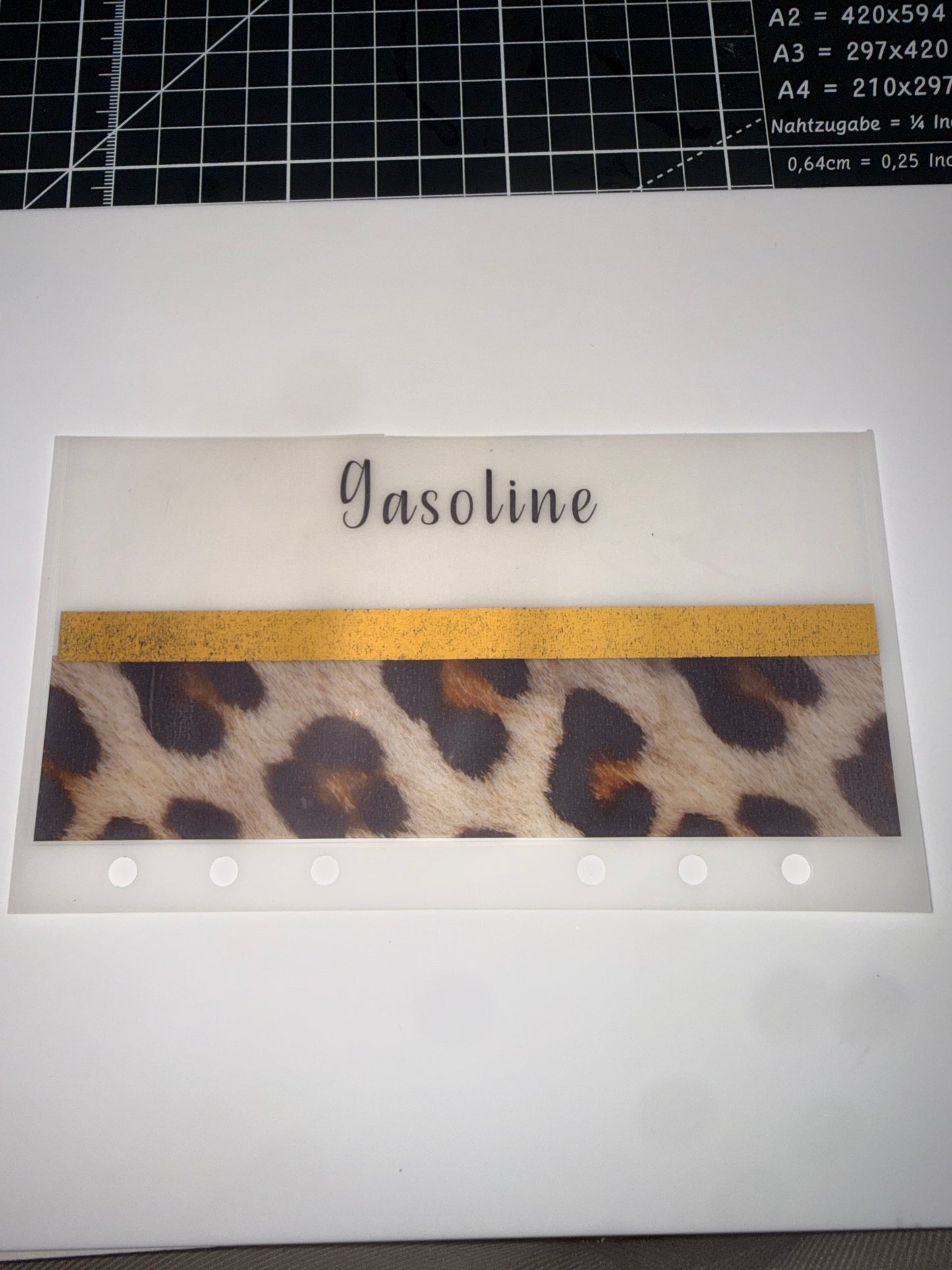 Untamed Collection | Single Custom Cash Envelope | A6 Personal