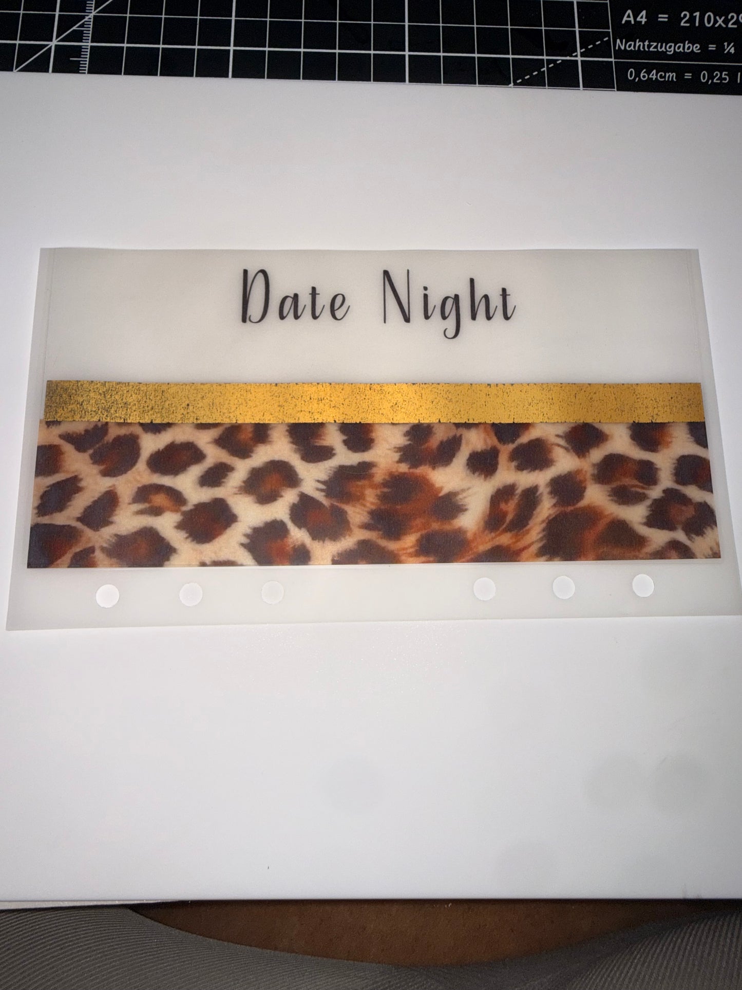 Untamed Collection | Single Custom Cash Envelope | A6 Personal