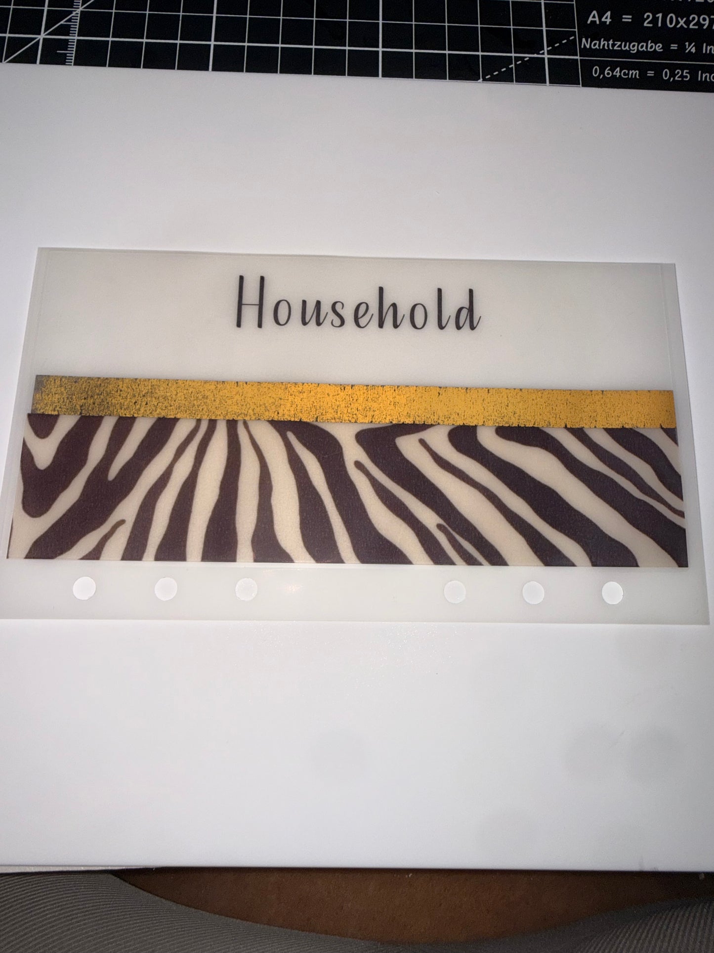 Untamed Collection | Single Custom Cash Envelope | A6 Personal