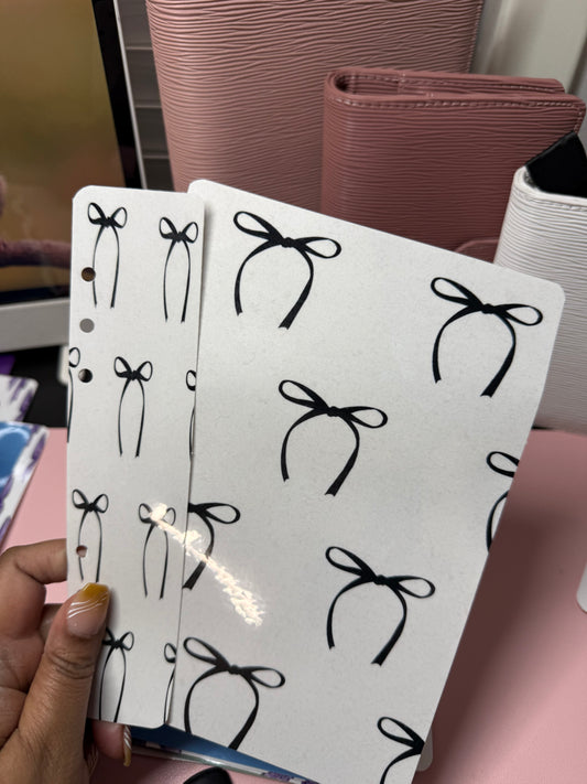Bow Dashboard /Bookmark Duo- Multi Black