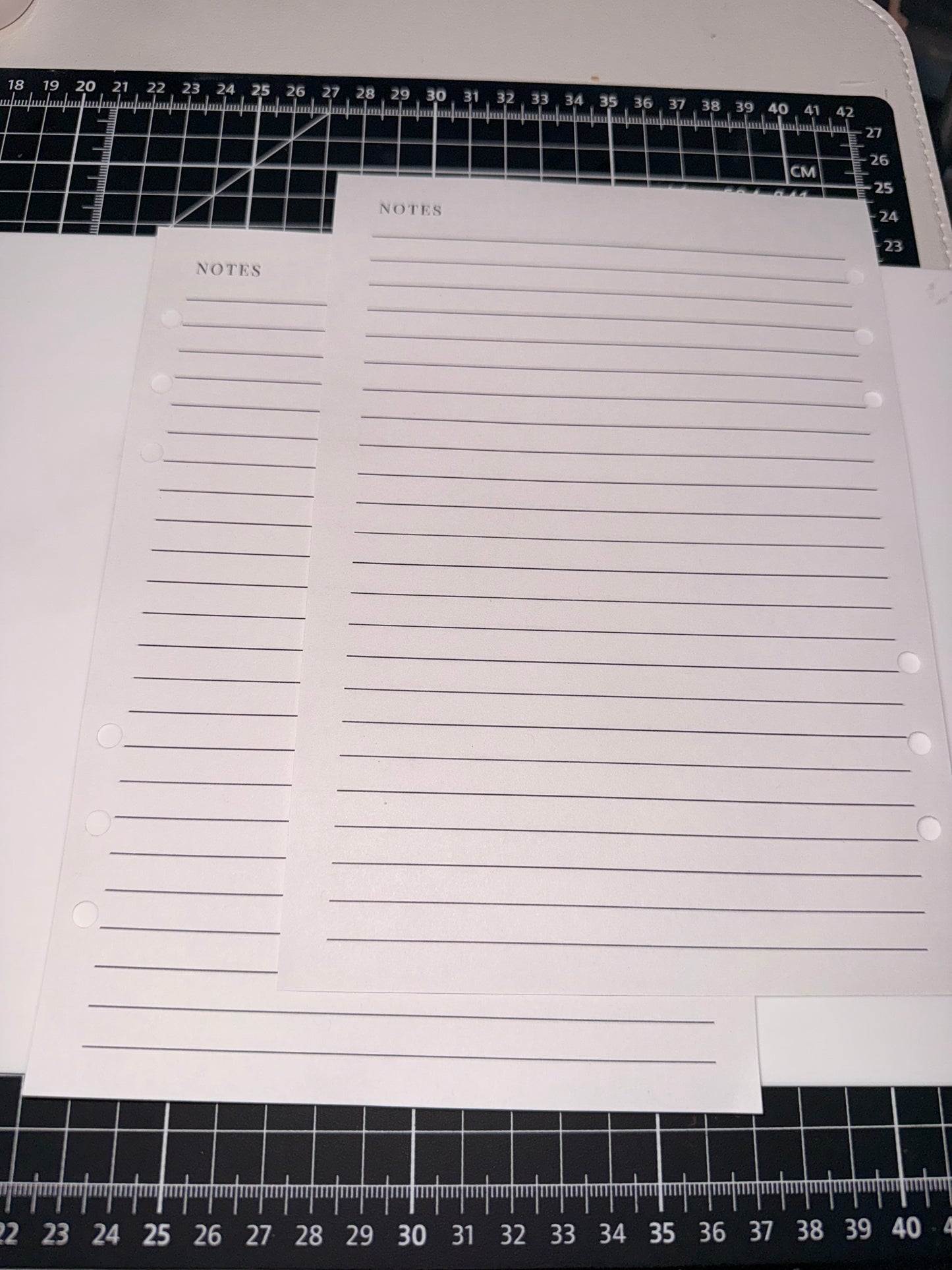Lined Notes Inserts A5 | Premium Planner Refill