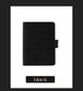 A5 Halo Noir Saffiano Binder – Black Ring Edition