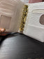 A7 Halo Gold Saffiano Binder – Gold Ring Edition