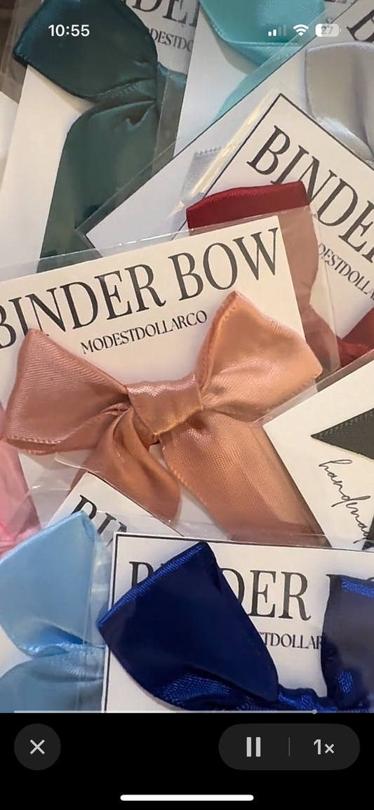 Binder Bow – Black