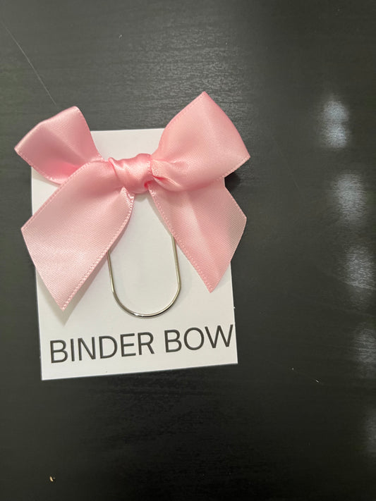 Binder Bow – Pink