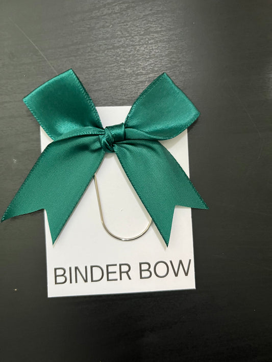 Binder Bow – Emerald