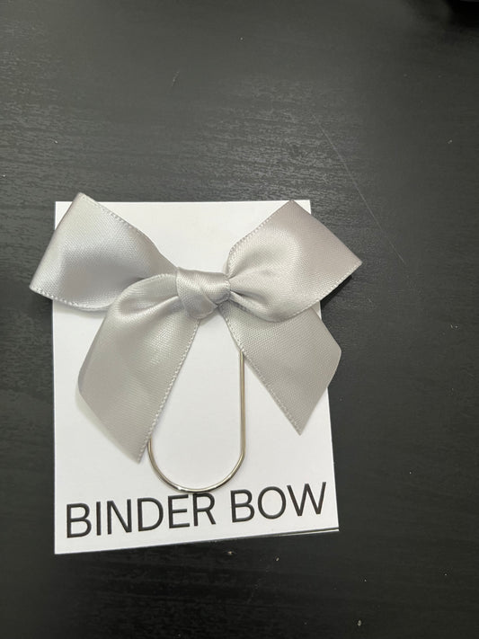 Binder Bow – Gray