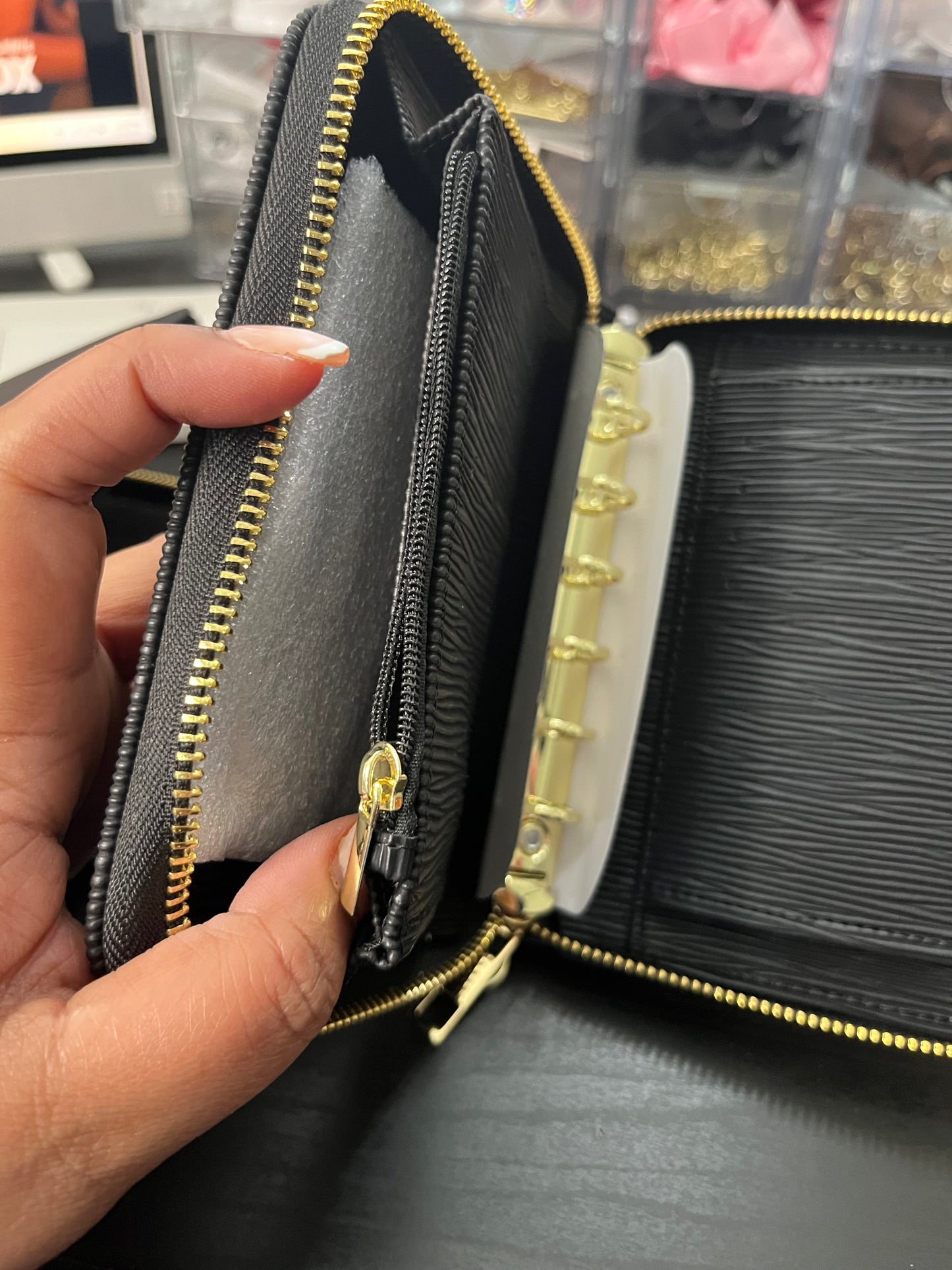 The Haven– A6 Zippered Binder Wallet with Wristlet