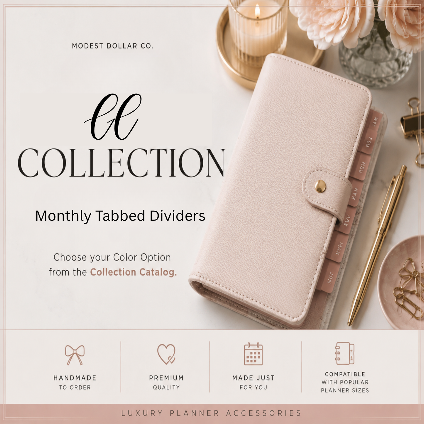 CC Monthly Tabbed Dividers (Set of 12)