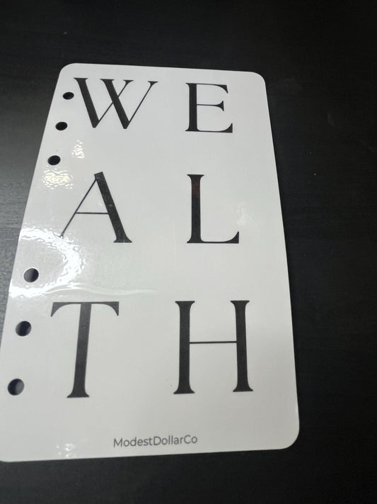 Wealth- Dashboard/Bookmark Duo